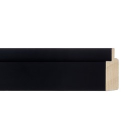 ENCADREMENT ( SANS VERRE ) "BLACK & WHITE" ESCALIER NOIR (SECTION CADRE : 35-30 (L X H mm)) Eurobaguette 1 - Colorart