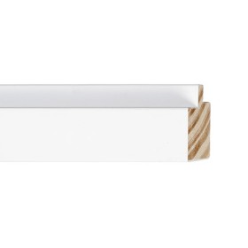 ENCADREMENT ( SANS VERRE ) "BLACK & WHITE" ESCALIER BLANC (SECTION CADRE : 35-30 (L X H mm)) Eurobaguette 1 - Colorart