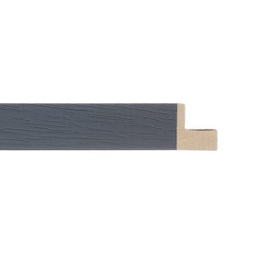 ENCADREMENT ( SANS VERRE ) "AUTHENTICA" PLAT 20X50 MM GRIS (SECTION CADRE : 20-50 (L X H mm)) Eurobaguette 1 - Colorart