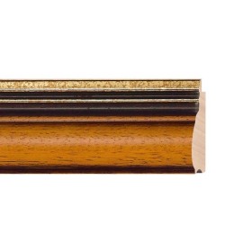 ENCADREMENT ( SANS VERRE ) NOYER CLAIR FILET DORE ANTIQUE (SECTION CADRE : 48-29 (L X H mm)) Eurobaguette 1 - Colorart 