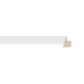 ENCADREMENT ( SANS VERRE ) "MOAI" INClINE BLANC SUR PLATRE 15X30 MM (SECTION CADRE : 15-30 (L X H mm)) Eurobaguette 1 - Colorart