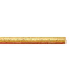 ENCADREMENT ( SANS VERRE ) OR SHABIN ASSIETTE ROUGE (SECTION CADRE : 10-13 (L X H mm)) Eurobaguette 1 - Colorart