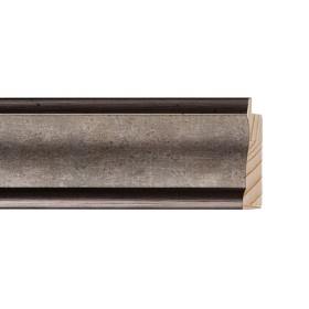 ENCADREMENT ( SANS VERRE ) "ELEGANTE" ETAIN (SECTION CADRE : 41-20 (L X H mm)) Eurobaguette 1 - Colorart