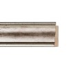 ENCADREMENT ( SANS VERRE ) "ELEGANTE" ARGENT (SECTION CADRE : 41-20 (L X H mm)) Eurobaguette 1 - Colorart 