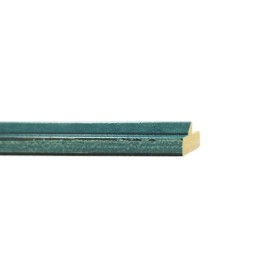 ENCADREMENT ( SANS VERRE ) "SENSATION" BLEU CLAIR LAQUE PONCE (SECTION CADRE : 15-25 (L X H mm)) Eurobaguette 1 - Colorart