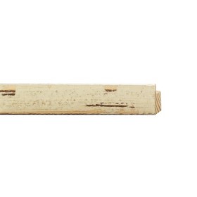 ENCADREMENT ( SANS VERRE ) "MINERVA" VINTAGE BEIGE PONCE (SECTION CADRE : 20-20 (L X H mm)) Eurobaguette 1 - Colorart