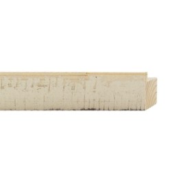 ENCADREMENT ( SANS VERRE ) "MINERVA" VINTAGE BEIGE PONCE (SECTION CADRE : 25-35 (L X H mm)) Eurobaguette 1 - Colorart