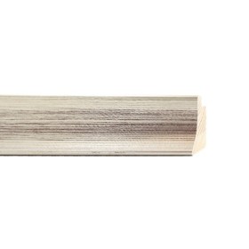 ENCADREMENT ( SANS VERRE ) "NEW PRESTIGE" ARGENT/ROUGE (SECTION CADRE : 31-25 (L X H mm)) Eurobaguette 1 - Colorart