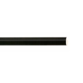 ENCADREMENT ( SANS VERRE ) BOMBE NOIR SATINE (SECTION CADRE : 12-15 (L X H mm)) Eurobaguette 1 - Colorart
