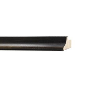 ENCADREMENT ( SANS VERRE ) "METALLI" NOIR/OR IMITATION OXIDATION (SECTION CADRE : 20-29 (L X H mm)) Eurobaguette 1 - Colorart 