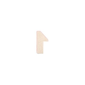 ENCADREMENT ( SANS VERRE ) "MOAI" INCLINE CUIVRE SUR PLATRE 15X30 MM (SECTION CADRE : 15-30 (L X H mm)) Eurobaguette 2 - Colorar