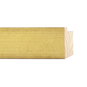 ENCADREMENT ( SANS VERRE ) "CONFIRMATION" PLAT DORE SUR PLATRE 40X35 MM (SECTION CADRE : 40-35 (L X H mm)) Eurobaguette 1 - Colo