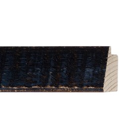 ENCADREMENT ( SANS VERRE ) "DECO FOREST" COUNTRY BLEU (SECTION CADRE : 38-33 (L X H mm)) Eurobaguette 1 - Colorart 