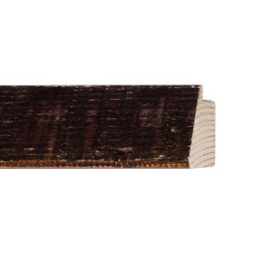 ENCADREMENT ( SANS VERRE ) "DECO FOREST" COUNTRY ROUGE (SECTION CADRE : 38-33 (L X H mm)) Eurobaguette 1 - Colorart
