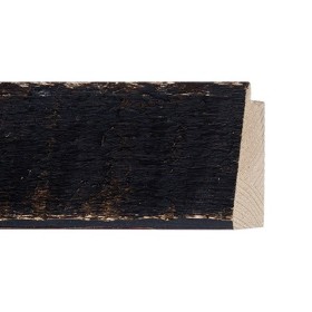 ENCADREMENT ( SANS VERRE ) "DECO FOREST" COUNTRY NOIR (SECTION CADRE : 54-33 (L X H mm)) Eurobaguette 1 - Colorart