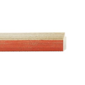 ENCADREMENT ( SANS VERRE ) "RIGOLETTO" VINTAGE ORANGE (SECTION CADRE : 27-20 (L X H mm)) Eurobaguette 1 - Colorart
