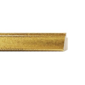 ENCADREMENT ( SANS VERRE ) "LIVING" CREUX DORE (SECTION CADRE : 25-21 (L X H mm)) Eurobaguette 1 - Colorart