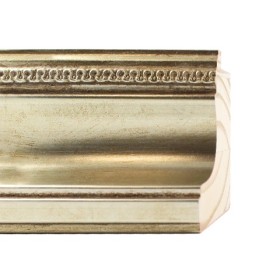 ENCADREMENT ( SANS VERRE ) "EMPIRE" ARGENT (SECTION CADRE : 70-63 (L X H mm)) Eurobaguette 1 - Colorart 