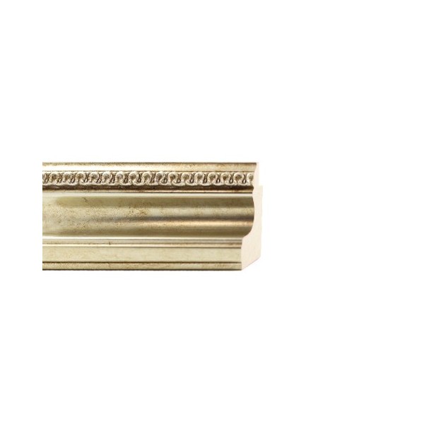 ENCADREMENT ( SANS VERRE ) "EMPIRE" ARGENT (SECTION CADRE : 42-32 (L X H mm)) Eurobaguette 1 - Colorart 