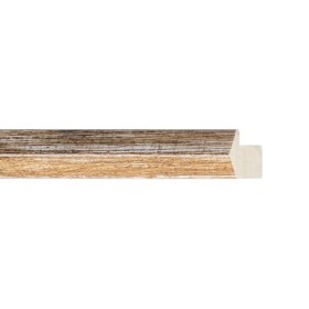 ENCADREMENT ( SANS VERRE ) "ZEPPINA" MOURARDE FAIT A LA MAIN (SECTION CADRE : 18-34 (L X H mm)) Eurobaguette 1 - Colorart