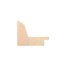 ENCADREMENT ( SANS VERRE ) CAISSE AMERICAINE TOP INCLINE BLANCHE AVEC FEUILLURE (SECTION CADRE : 60-48 (L X H mm)) Eurobaguette 