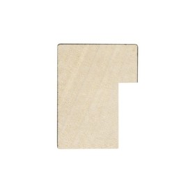 ENCADREMENT ( SANS VERRE ) LAQUE NOIR (SECTION CADRE : 45-59 (L X H mm)) Eurobaguette 2 - Colorart 