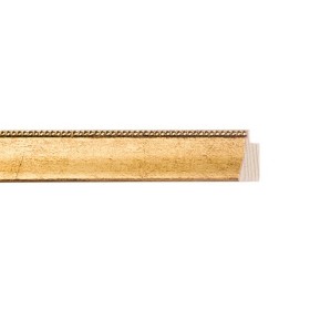 ENCADREMENT ( SANS VERRE ) DORE - FILET DECORATIF (SECTION CADRE : 20-20 (L X H mm)) Eurobaguette 1 - Colorart