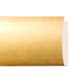 ENCADREMENT ( SANS VERRE ) PROFIL ARRONDI DORE (SECTION CADRE : 70-20 (L X H mm)) Eurobaguette 1 - Colorart