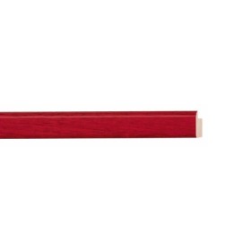 ENCADREMENT ( SANS VERRE ) RAMIN MAT ROUGE ARDENT (SECTION CADRE : 14-14 (L X H mm)) Eurobaguette 1 - Colorart