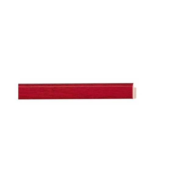 ENCADREMENT ( SANS VERRE ) RAMIN MAT ROUGE ARDENT (SECTION CADRE : 14-14 (L X H mm)) Eurobaguette 1 - Colorart 