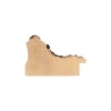 ENCADREMENT ( SANS VERRE ) ORNEMENT BRUN FONCE (SECTION CADRE : 63-43 (L X H mm)) Eurobaguette 2 - Colorart 