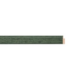 ENCADREMENT ( SANS VERRE ) RAMIN MAT VERT (SECTION CADRE : 14-14 (L X H mm)) Eurobaguette 1 - Colorart
