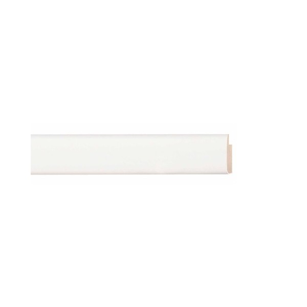 ENCADREMENT ( SANS VERRE ) **PLAT BLANC SATINE (SECTION CADRE : 21-13 (L X H mm)) Eurobaguette 1 - Colorart 