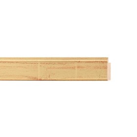 ENCADREMENT ( SANS VERRE ) IMITATION OR JAUNE (SECTION CADRE : 21-12 (L X H mm)) Eurobaguette 1 - Colorart