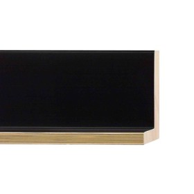 ENCADREMENT ( SANS VERRE ) CAISSE AMERICAINE NOIRE FILET DOREE (SECTION CADRE : 58-40 (L X H mm)) Eurobaguette 1 - Colorart
