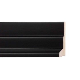 ENCADREMENT ( SANS VERRE ) CAISSE AMERICAINE NOIRE (SECTION CADRE : 55-37 (L X H mm)) Eurobaguette 1 - Colorart