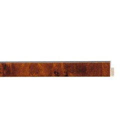 ENCADREMENT ( SANS VERRE ) CAISSE LOUPE D'ORME PIN BRILLANT (SECTION CADRE : 14-14 (L X H mm)) Eurobaguette 1 - Colorart