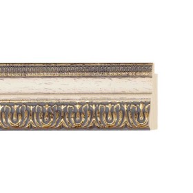 ENCADREMENT ( SANS VERRE ) BAGUETTE ORNE DORE/IVOIRE (SECTION CADRE : 45-27 (L X H mm)) Eurobaguette 1 - Colorart