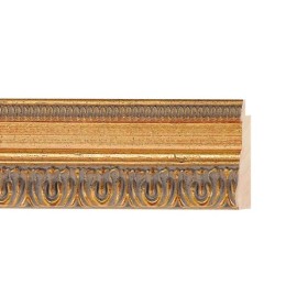 ENCADREMENT ( SANS VERRE ) BAGUETTE ORNE DORE (SECTION CADRE : 45-27 (L X H mm)) Eurobaguette 1 - Colorart