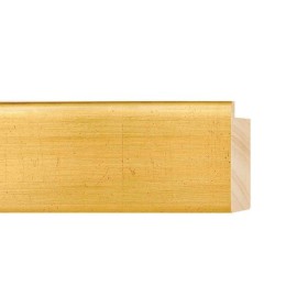ENCADREMENT ( SANS VERRE ) PLAT DORE (SECTION CADRE : 47-34 (L X H mm)) Eurobaguette 1 - Colorart