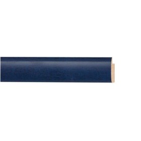 ENCADREMENT ( SANS VERRE ) RAMIN MAT BLEU PROFOND (SECTION CADRE : 23-13 (L X H mm)) Eurobaguette 1 - Colorart 