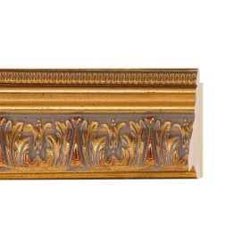 ENCADREMENT ( SANS VERRE ) BAROQUE DORE (SECTION CADRE : 54-33 (L X H mm)) Eurobaguette 1 - Colorart 