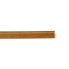 ENCADREMENT ( SANS VERRE ) MEPLAT DORE-BRUN (SECTION CADRE : 14-14 (L X H mm)) Eurobaguette 1 - Colorart