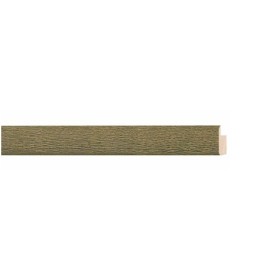 ENCADREMENT ( SANS VERRE ) VERTE FONCEE STRIEE (SECTION CADRE : 13-14 (L X H mm)) Eurobaguette 1 - Colorart 