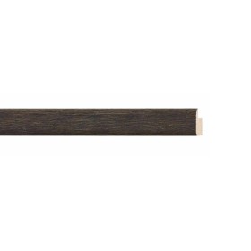 ENCADREMENT ( SANS VERRE ) COULEUR WENGE STRIEE (SECTION CADRE : 13-14 (L X H mm)) Eurobaguette 1 - Colorart 