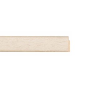 ENCADREMENT ( SANS VERRE ) BLANCHE STRIEE (SECTION CADRE : 23-14 (L X H mm)) Eurobaguette 1 - Colorart 