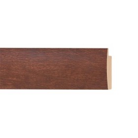ENCADREMENT ( SANS VERRE ) BRUNE FONCEE STRIEE (SECTION CADRE : 38-19 (L X H mm)) Eurobaguette 1 - Colorart 
