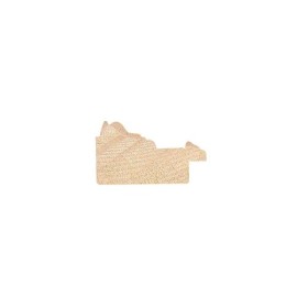 ENCADREMENT ( SANS VERRE ) ORNEMENT ARGENT ANTIQUE (SECTION CADRE : 45-26 (L X H mm)) Eurobaguette 2 - Colorart 