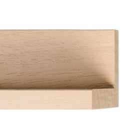 ENCADREMENT ( SANS VERRE ) CAISSE AMERICAINE BRUTE AYOUS (SECTION CADRE : 65-60 (L X H mm)) Eurobaguette 1 - Colorart 