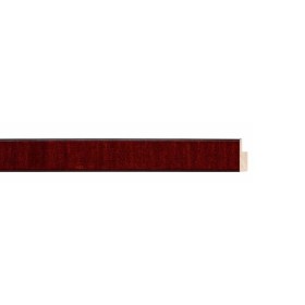 ENCADREMENT ( SANS VERRE ) ACAJOU SATINE PLAT (SECTION CADRE : 14-14 (L X H mm)) Eurobaguette 1 - Colorart